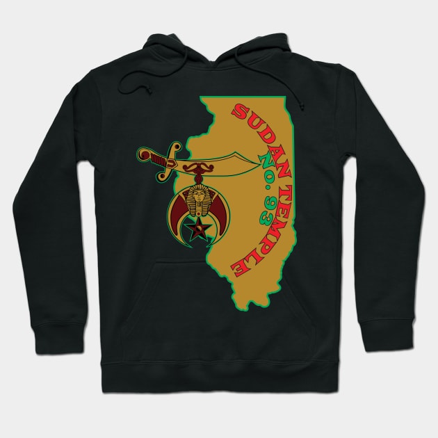 Sudan Temple #93 Hoodie by Brova1986